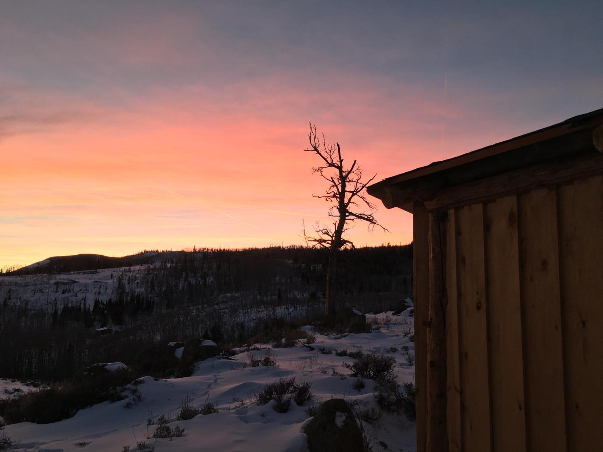 Red-Tail Roundhouse At 22 West Cabins And Recreation Hebron Luaran gambar